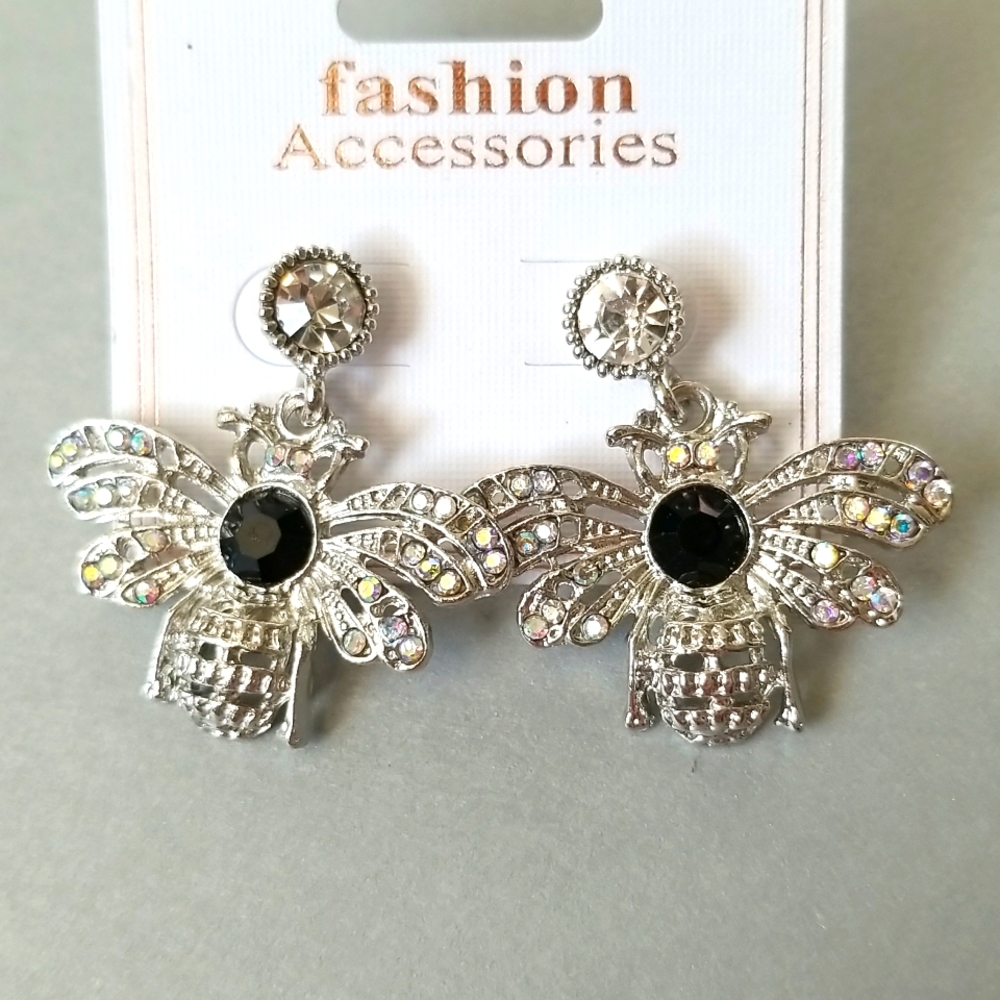 3 for $15 Sparkly Bee Earrings